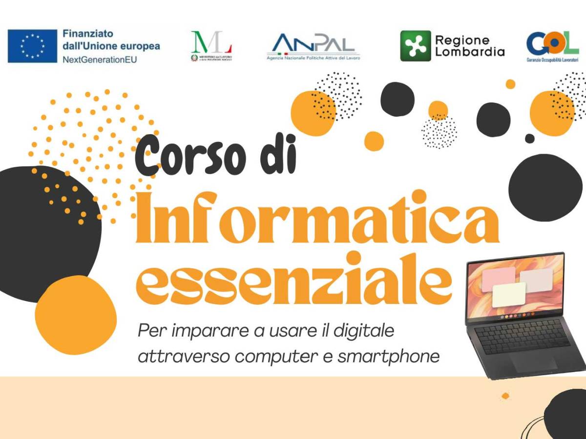 Corso di informatica essenziale, per imparare a usare il digitale con pc e&nbsp;smartphone
