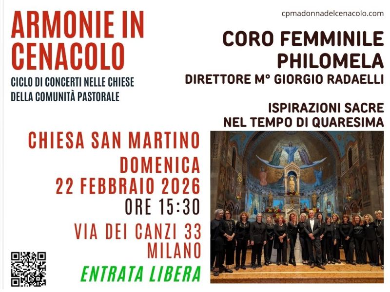 ARMONIE IN CENACOLO: ciclo di Concerti nelle chiese della comunità pastorale per il&nbsp;2025-2026