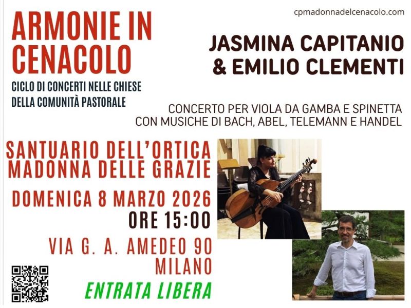 ARMONIE IN CENACOLO: ciclo di Concerti nelle chiese della comunità pastorale per il&nbsp;2025-2026